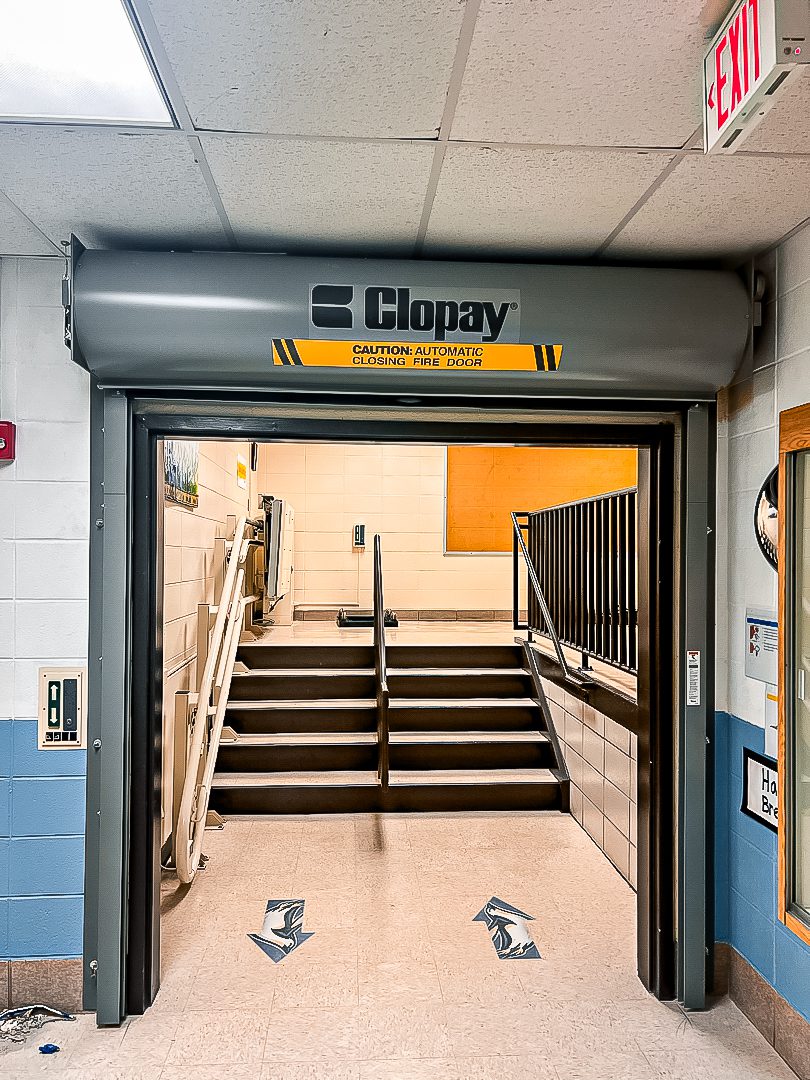 Clopay Fire Door at Elementary School