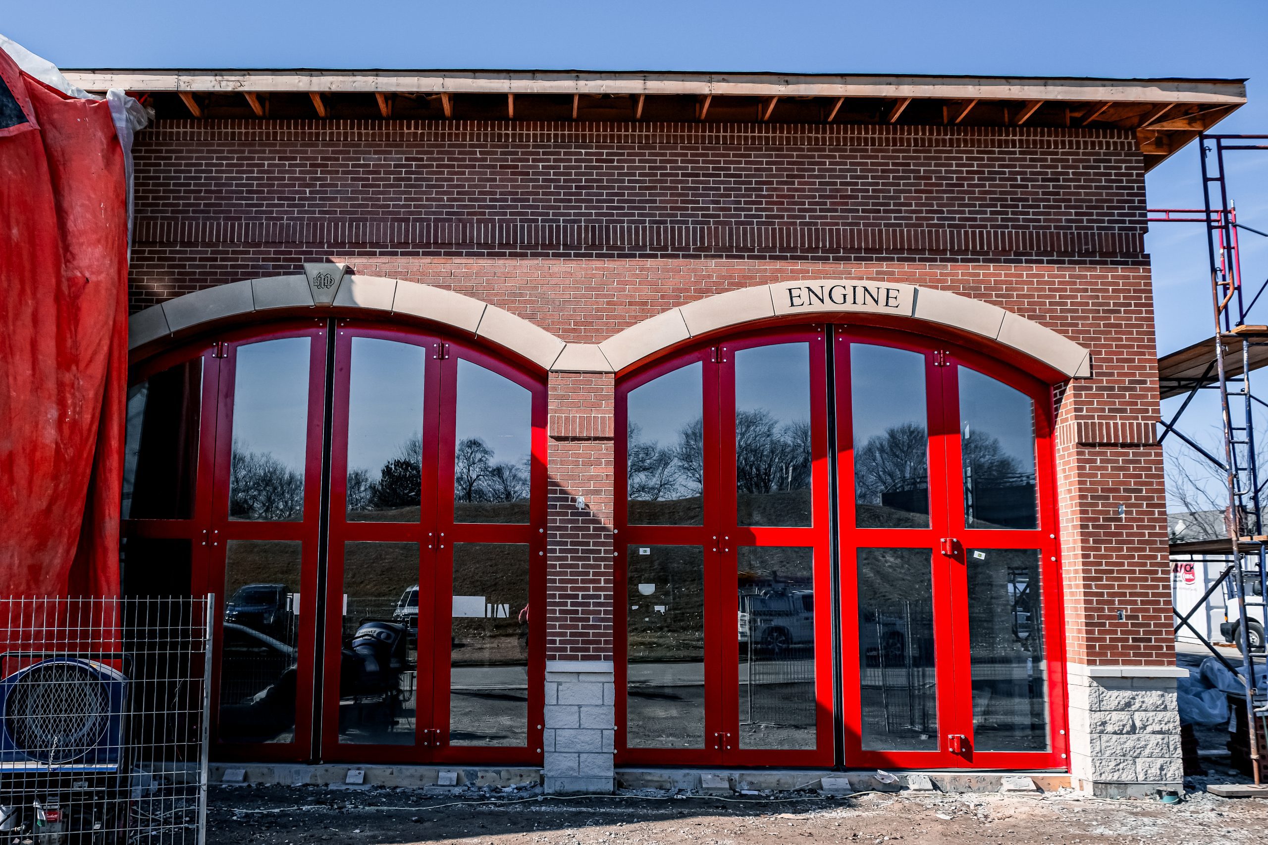 Door Engineering Four Fold Doors at Morris Illinois Fire Station